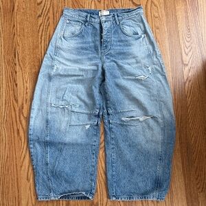 We The Free Good Luck barrel jeans